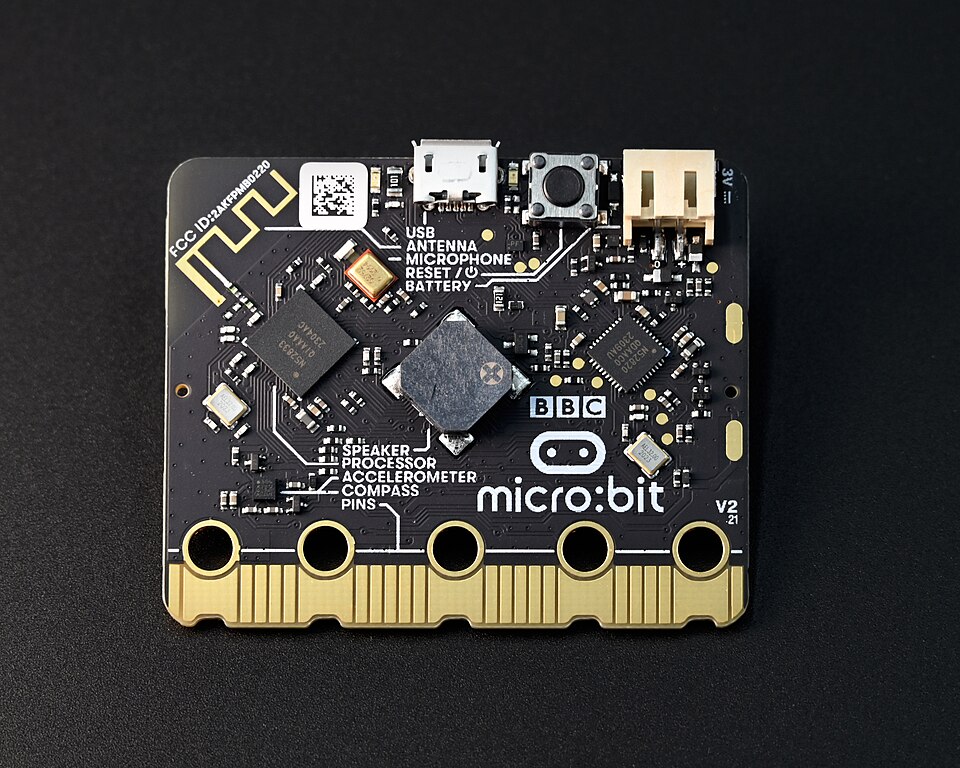 BBC micro:bit — representative electronics board; version varies